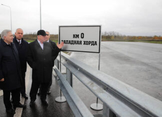 Экс-губернатора Голубева вызвали в Следком Василий Голубев на открытии первого этапа Западной хорды //Фото: пресс-служба губернатора Ростовской области