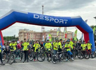 В Ростове свыше 7000 человек приняли участие в велопараде Седьмой Ростовский велопарад // фото: rostov-gorod.ru
