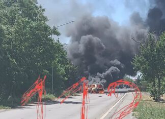 В Ростовской области взорвалась машина начальника штаба воинской части