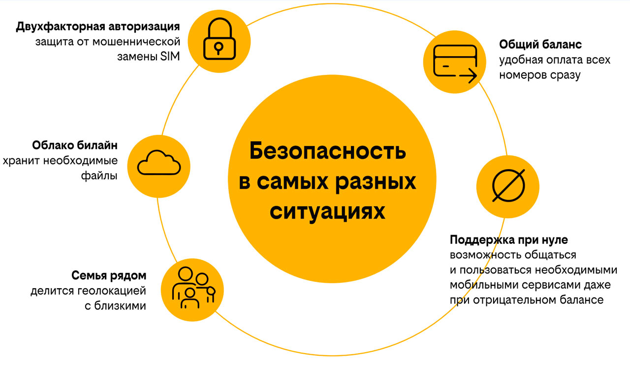 Функционал интеллектуальной системы безлопасности оператора связи //Фото билайн