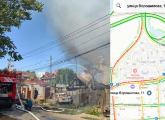 Жильцам пострадавшего от пожара дома в Батайске разрешили забрать свои вещи В Батайске огонь охватил 500 квадратных метров кровли четырёхэтажного дома //Коллаж Городской репортер