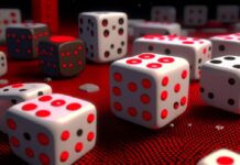 Как пополнить счет в игре Dice? Игральные кубики //Иллюстрация нейросети Kandinsky