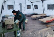 17 пунктов обогрева развернули на дорогах Ростовской области // фото: Тelegram-канал МЧС Ростовской области