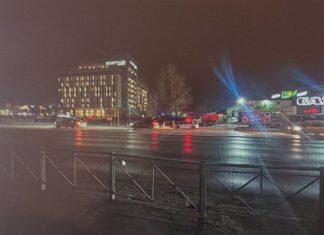 В Ростове перед мостом сбили человека // фото: пресс-служба Госавтоинспекции РО