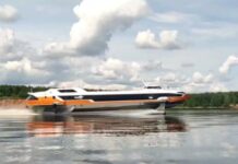 «Метеоры» из Ростова смогут принимать в Мариуполе ориентировочно в следующем году судно "Метеор" // фото: Скриншот видео в Telegram-канале "ЦКБ по СПК им. Р. Е. Алексеева"