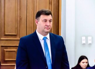 В Ростове назначен новый глава муниципального транспорта Сергей Бреев // фото: Telegram-канал Александра Скрябина