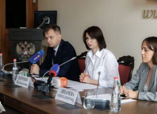 В ЮФУ прошла пресс-конференция, посвященная приемной кампании пресс-конференция с и.о. ректора Инной Шевченко // фото: пресс-центр ЮФУ