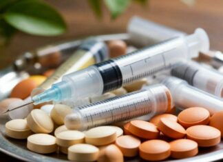 Фармацевта из Ростовской области задержали за нелегальную продажу веществ Таблетки и шприцы // Фото сгенерировано нейросетью «Шедеврум»