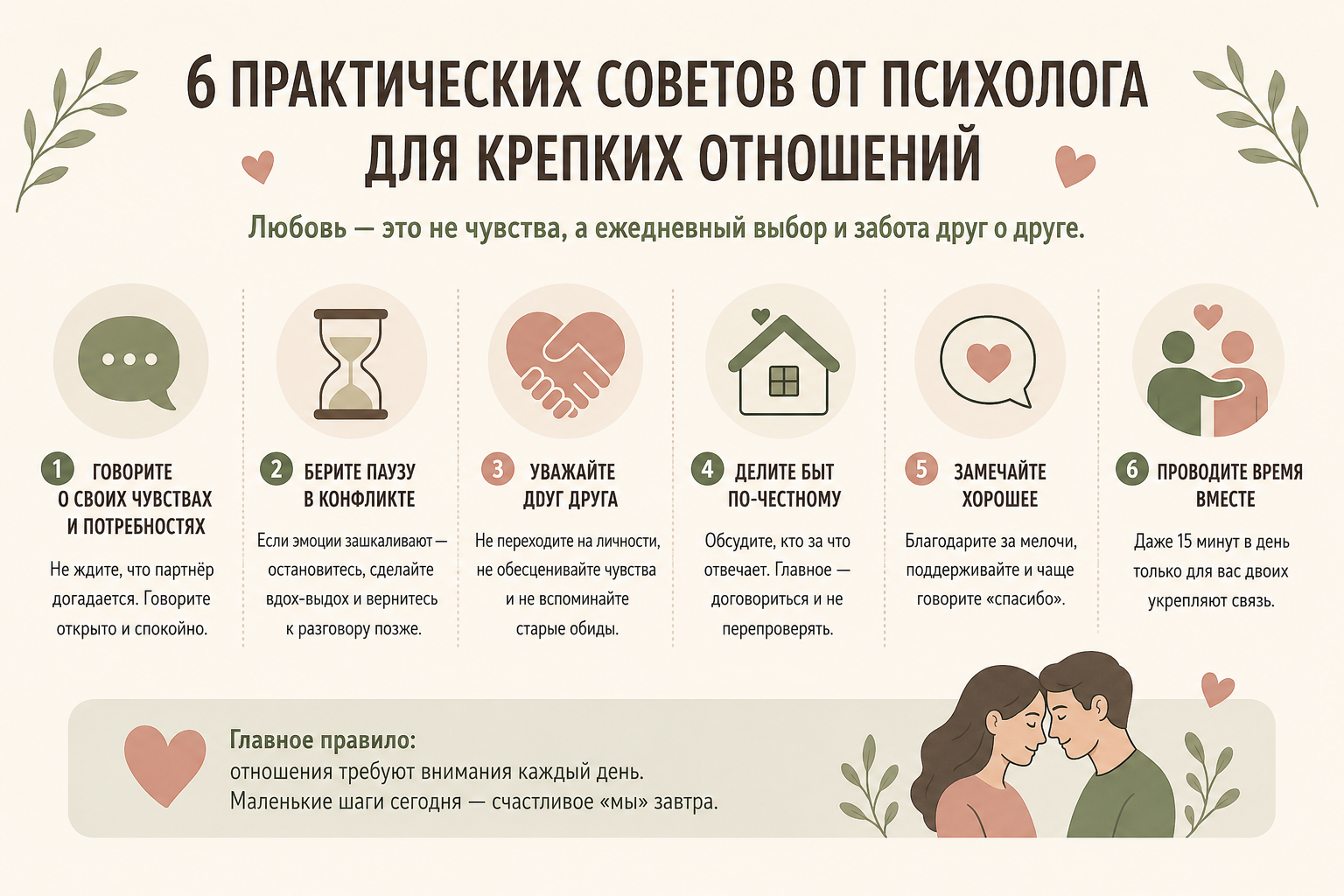 Советы от психолога// Изображение сделано при помощи нейросети ChatGPT