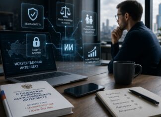 Первый закон об ИИ в России //Иллюстрация Chat GPT