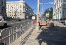 Аварийный дом на Большой Садовой огородили из-за угрозы обрушения //Фото: администрация Ростова-на-Дону