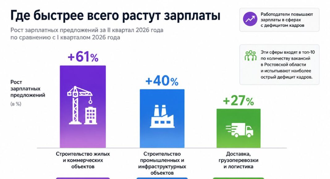 Где быстрее всего растут зарплаты? //Инфографика: Городской репортер
