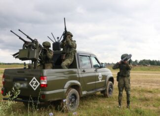 В Ростовской области формируют мобильные огневые группы из резервистов для защиты от БПЛА Мобильная огневая группа //Фото ФИА Военные Новости