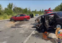 Смертельная авария произошла на трассе под Ростовом Авария // Фото: скриншот из видео пресс-службы ГУ МВД России по Ростовской области