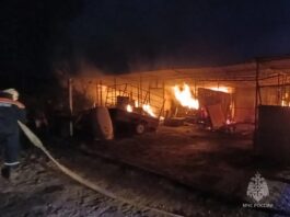 Сварочные работы стали причиной пожара в Кагальницком районе Пожар в Кагальницком районе // Фото: пресс-служба МЧС России по Ростовской области