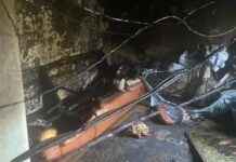 В Ростове загорелся частный дом из-за зарядки