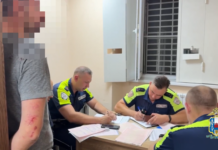 Устроил пять ДТП и рванул к вокзалу: в Ростове задержали лихача Нарушитель // Скриншот из видео пресс-службы ГУ МВД России по Ростовской области