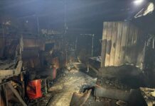 В Ростове при пожаре в частном доме погиб мужчина Результаты пожара в гараже // Фото: пресс-служа МЧС России по Ростовской области