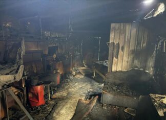 В Ростове при пожаре в частном доме погиб мужчина Результаты пожара в гараже // Фото: пресс-служа МЧС России по Ростовской области
