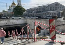 В подземном переходе возле Центрального рынка в Ростове начался ремонт Ремонт подземного перехода // Фото: "Городской репортер"
