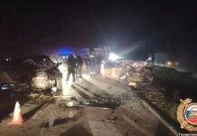 На трассе Ростов — Ставрополь столкнулись две иномарки, три человека погибли