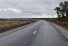 В Мясниковском районе завершили ремонт участка дороги длиной 6,7 км Ремонт дороги // Фото предоставлено министерством транспорта Ростовской области