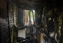 Мужчина погиб при пожаре на кухне квартиры в Новочеркасске Последствия пожара // Фото: пресс-служба МЧС России по Ростовской области