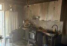 Электрочайник спровоцировал пожар на кухне в Батайске Последствия пожара // Фото: пресс-служба МЧС России по Ростовской области